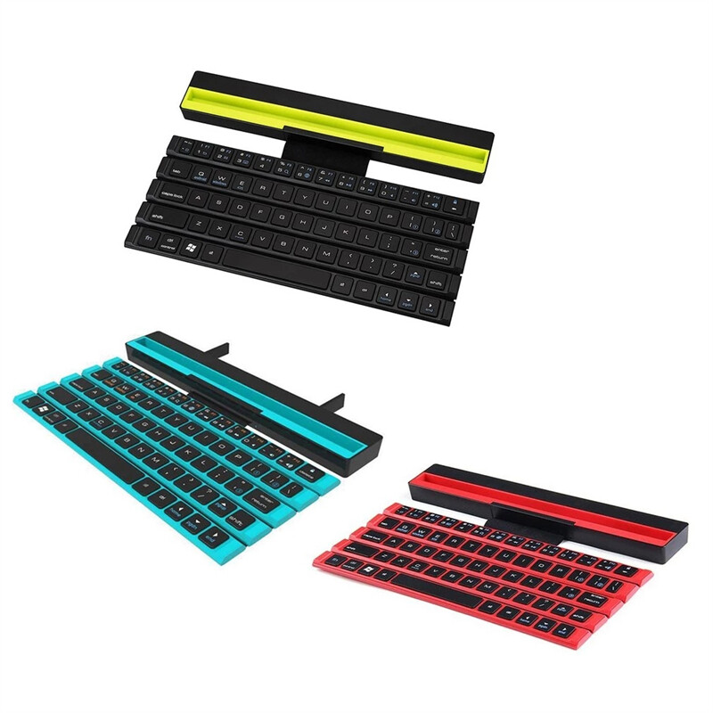 JDB Portable Mini Folding Keyboard Foldable Wireless Bluetooth-compatible Keyboard For Tablet For Iphone Laptop Smartphone For Ipad