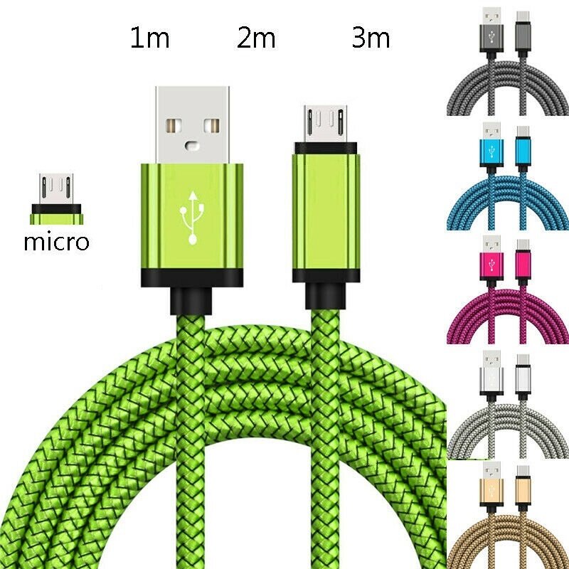 [SmartHere] Cáp Dữ Liệu Sạc Nhanh Micro USB Họa Tiết Rồng Sặc Sỡ 1M/2M/3M Dây Sạc Điện Thoại Di Động Android