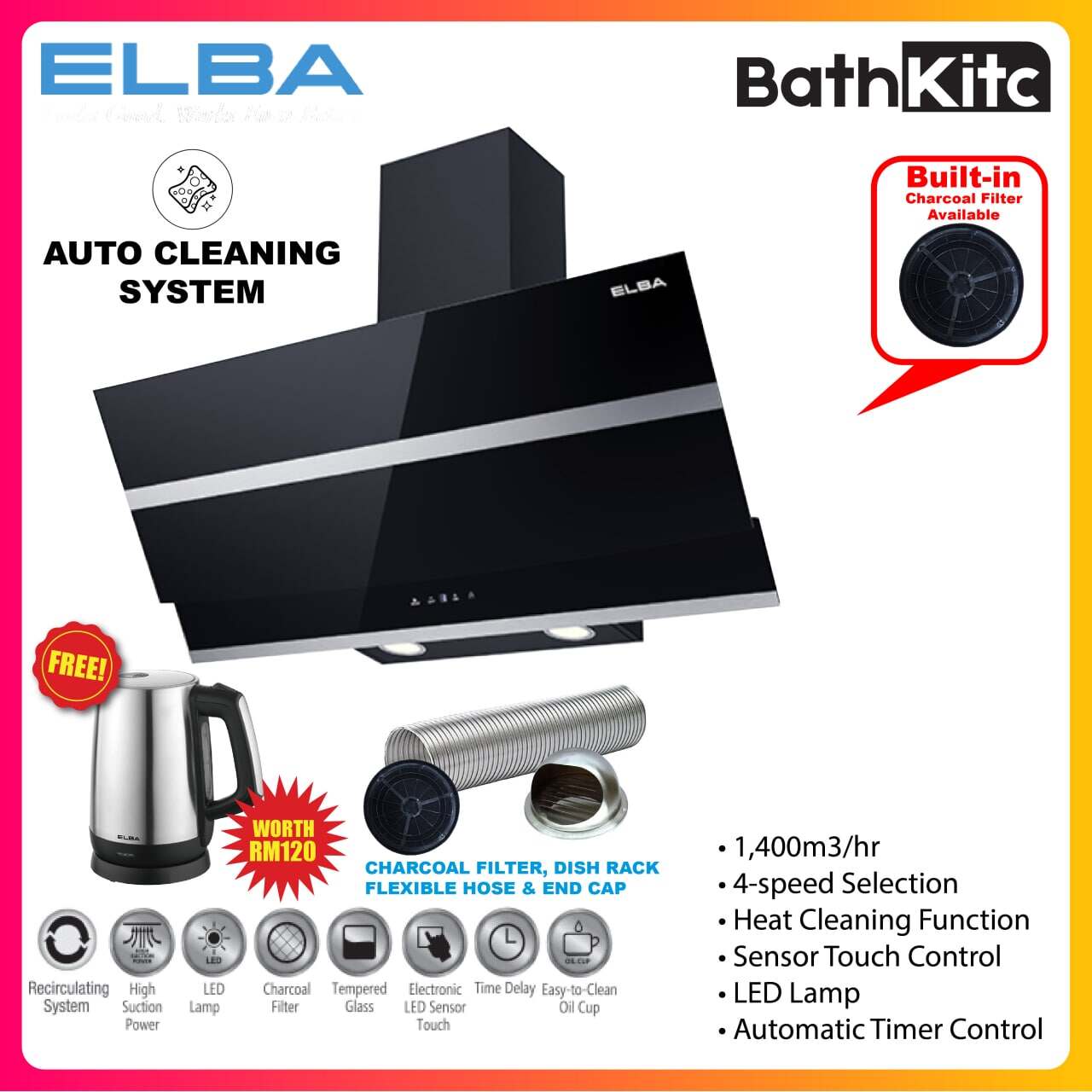 elba-eh-k9146st-zitto-design-stainless-steel-cooker-hood-1400-suction