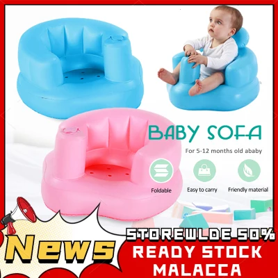 Inflatable Baby Sofa Learn Training Seat Bath Dining Chair Learning To Sit Chair Travel Car Seat Pillow Cushion Infant Feeding Dining Lunch Chair