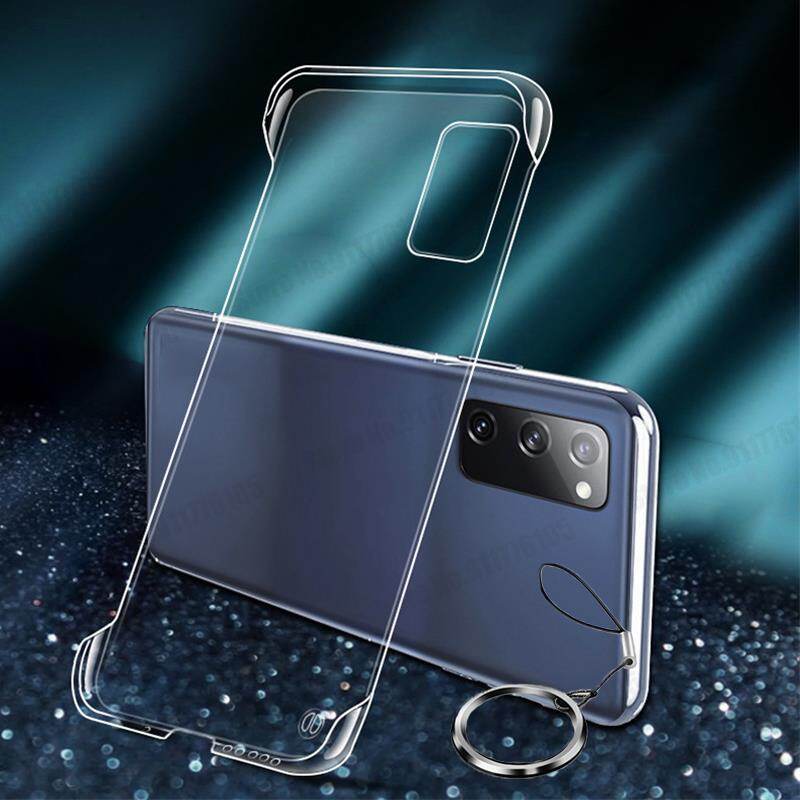 For Samsung Galaxy S22 Ultra 5G Clear Transparent Frameless Phone Case For Samsung S21FE S21 Plus S20 Ultra Slim Hard PC Cover