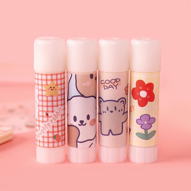 Korean Cartoon Solid Glue Students Hand-Made High-Viscosity Glue Stick