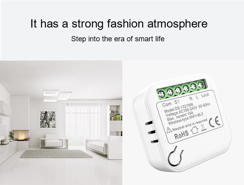 Công Tắc Thông Minh MINI Wifi Công Tắc Hẹn Giờ Không Dây Hỗ Trợ 2 Cách Hỗ Trợ Công Tắc Khác Nhau Tự Động Hóa Nhà