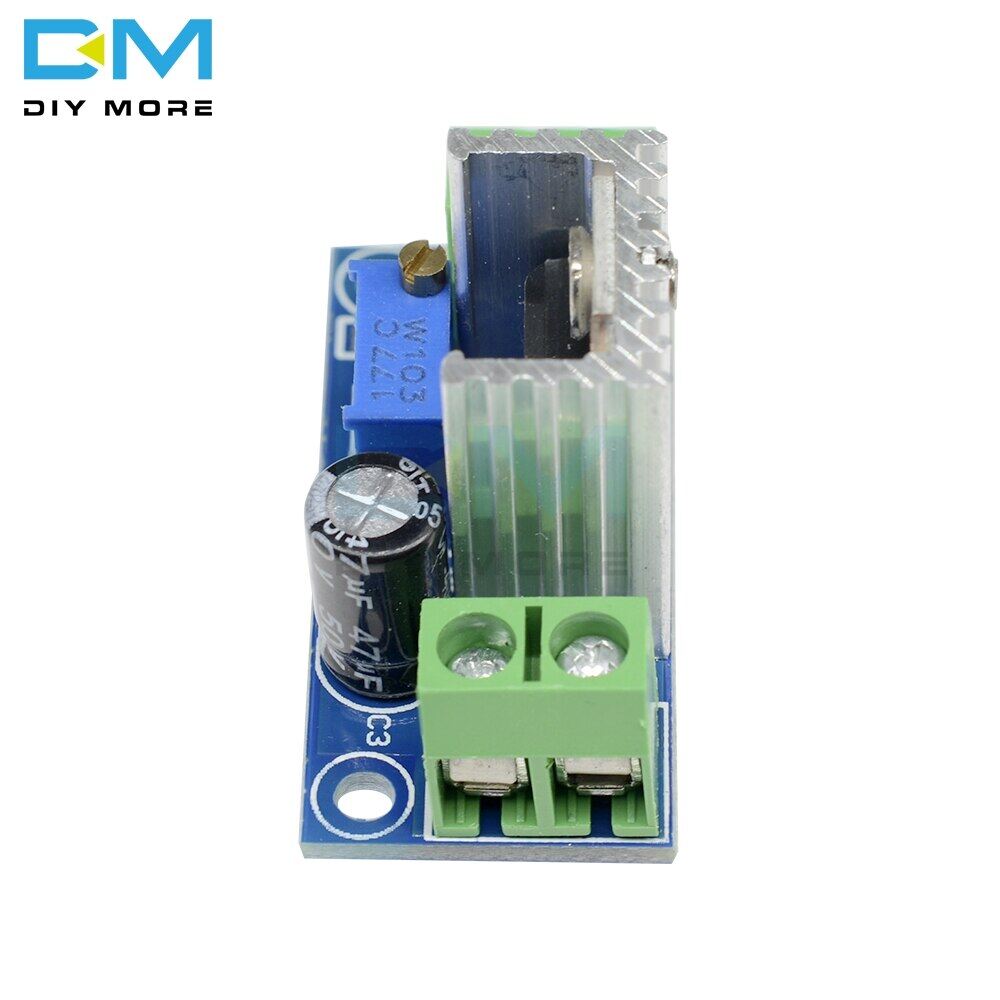 diymore Bộ chuyển đổi tuyến tính DC Buck Low Ripple Board Nguồn điện áp thấp Bộ điều chế tuyến tính có thể điều chỉnh LM317