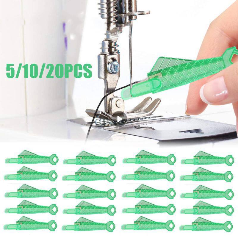 20pcs cá nhỏ kim nhựa threader Dụng cụ thủ công bằng da chủ đề nhanh chóng hướng dẫn Báo Chí Vải may mặc máy loại cho gia đình nghệ thuật