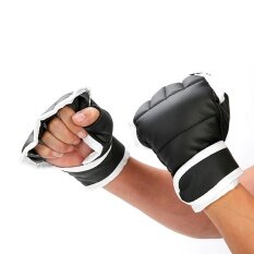 Hở Ngón Luyện Tập Với Bao Cát Găng Tay Đấm Bốc Taekwondo Bảo Vệ