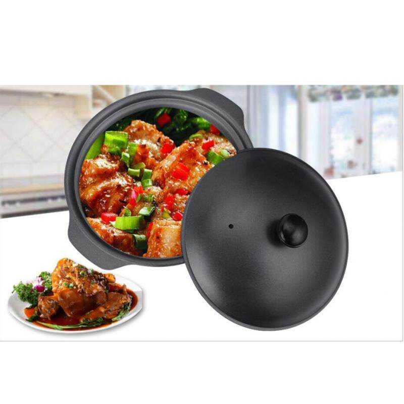 Nồi Gang Baoblaze Có Nắp Và Tay Cầm Kép Cho Chậm Nấu Ăn, Chảo