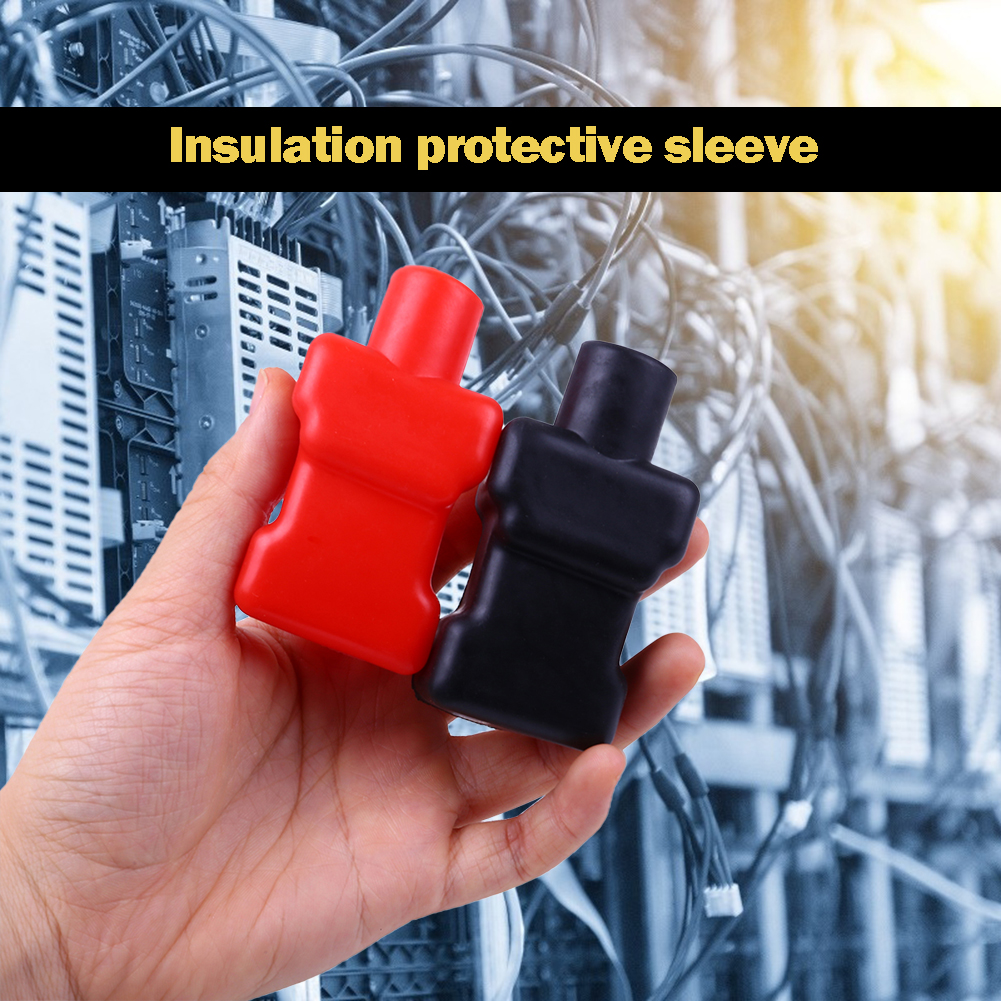【Aneng】 2 cái Vỏ bảo vệ cách điện ắc quy xe cực âm PVC