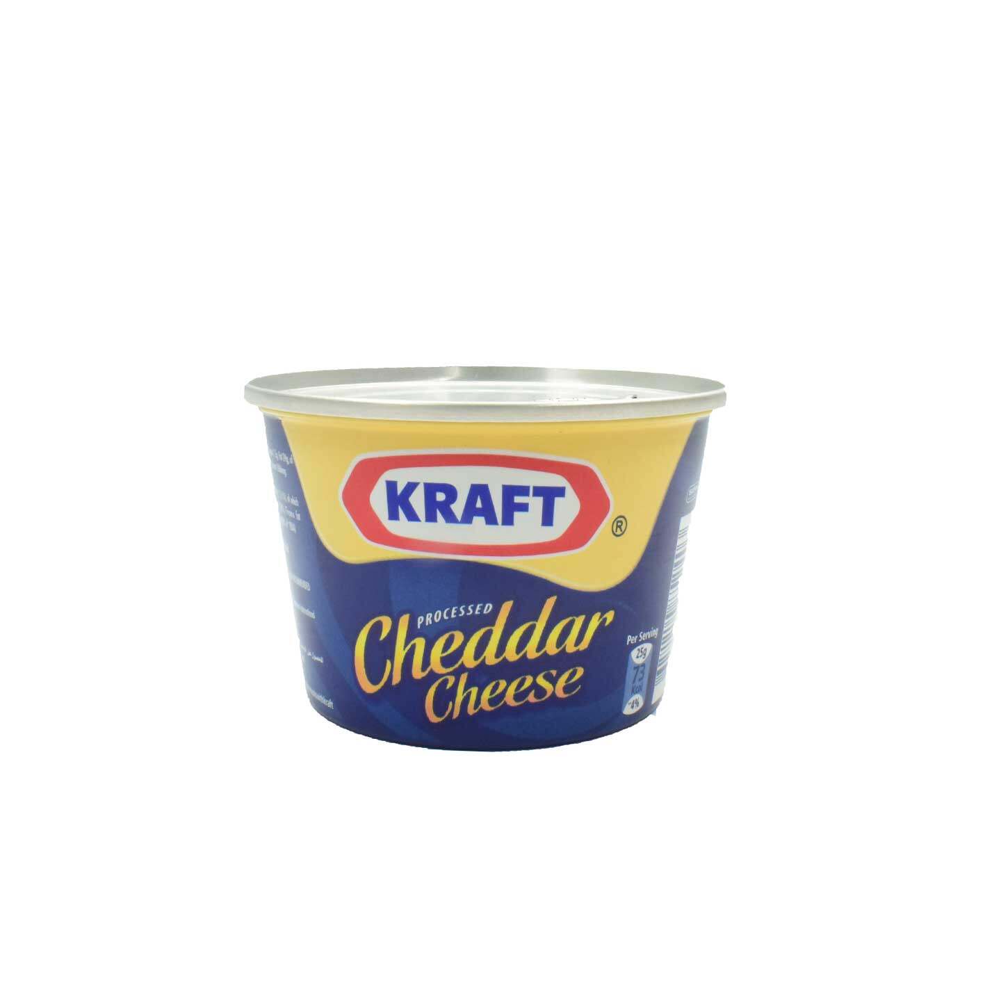 Kraft Cheddar Cheese, Keju Kraft Cheddar, 190g, جبنة كرافت تشدر. 