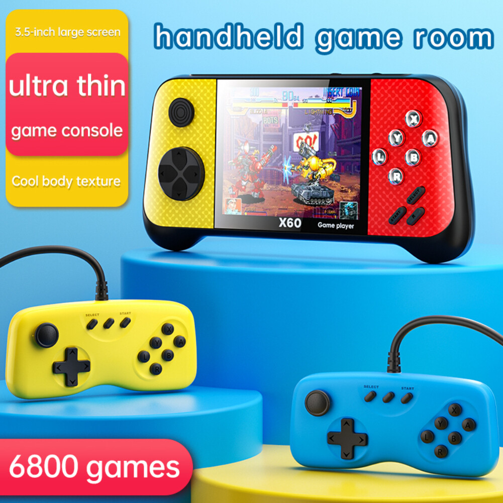Máy chơi game cầm tay cổ điển màn hình lớn 3.5 inch máy giả lập máy chơi game cầm tay máy chơi game cổ điển máy chơi game tích hợp 5000 game nút chơi game cần điều khiển hoạt động hỗ trợ mở rộng thẻ tf