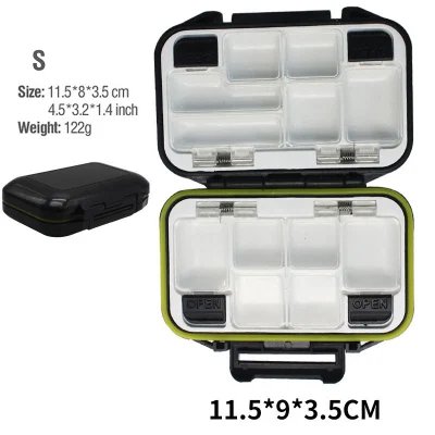 Waterproof Fishing Tackle Box Storage Organizer Container Bait Lure Box Fish Hook Up Carp Fly Fishing Accessories Storage Boxes