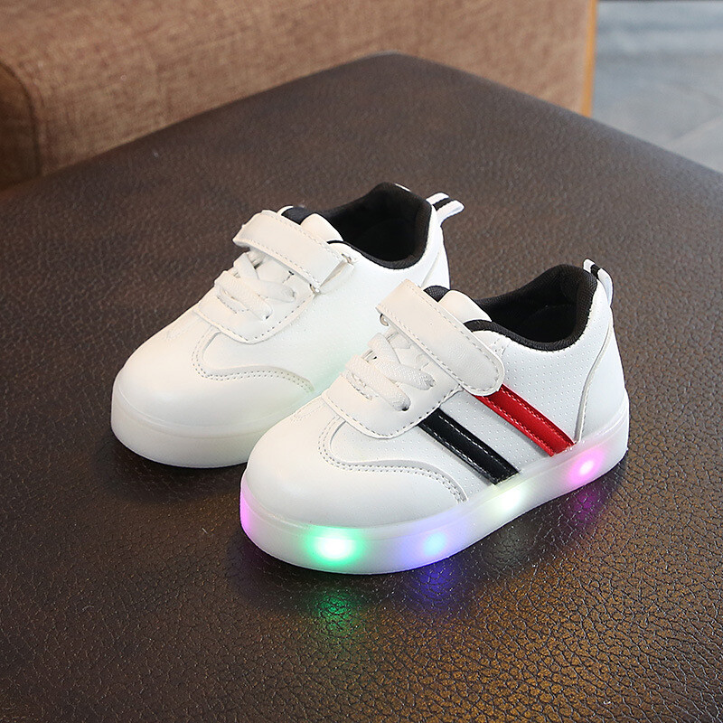 Yadou giày trẻ em, giày dạ quang giày led dạ quang thường ngày sneakers giày đế bằng, mới