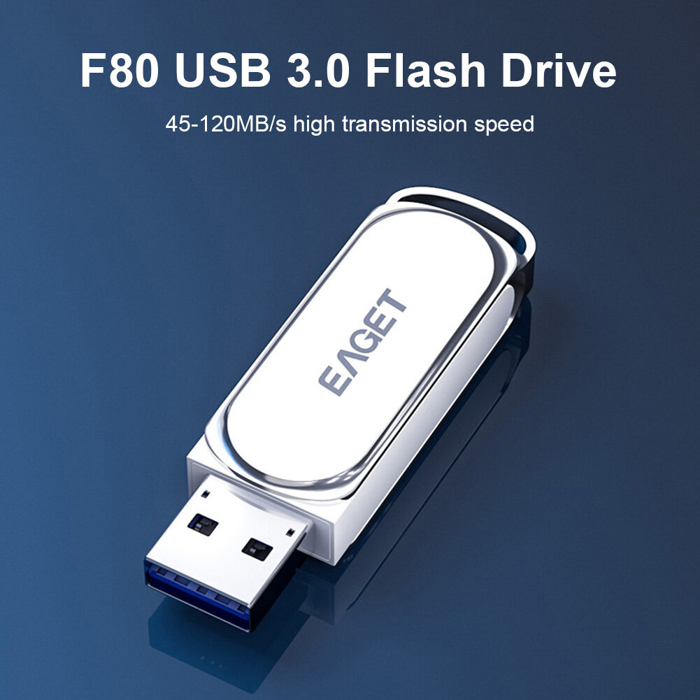 Eaget F80 High Speed Mini Pendrive Metal USB 3.0 Flash Drive U Disk for Computer