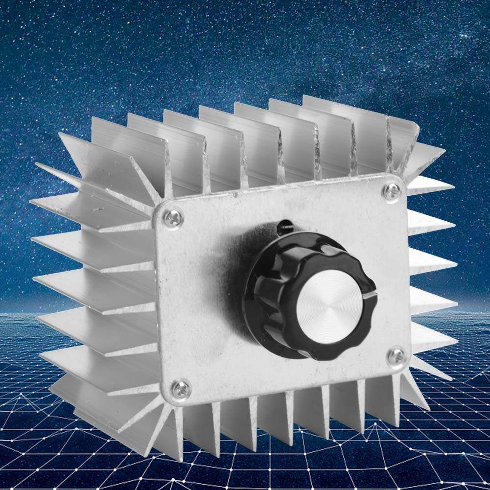 AC 220V 5000W Thyristor Motor Speed Control Adjustable Power Controller AC Motor Speed Controller for Temperature