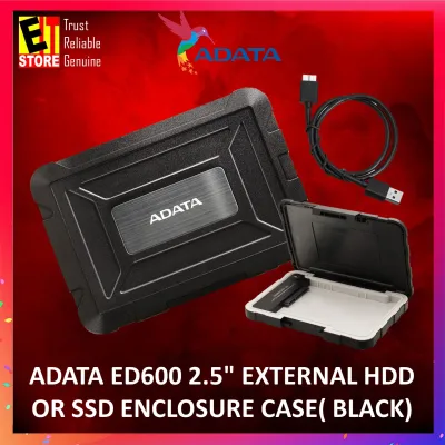 ADATA ED600 2.5" EXTERNAL HDD OR SSD ENCLOSURE CASE
