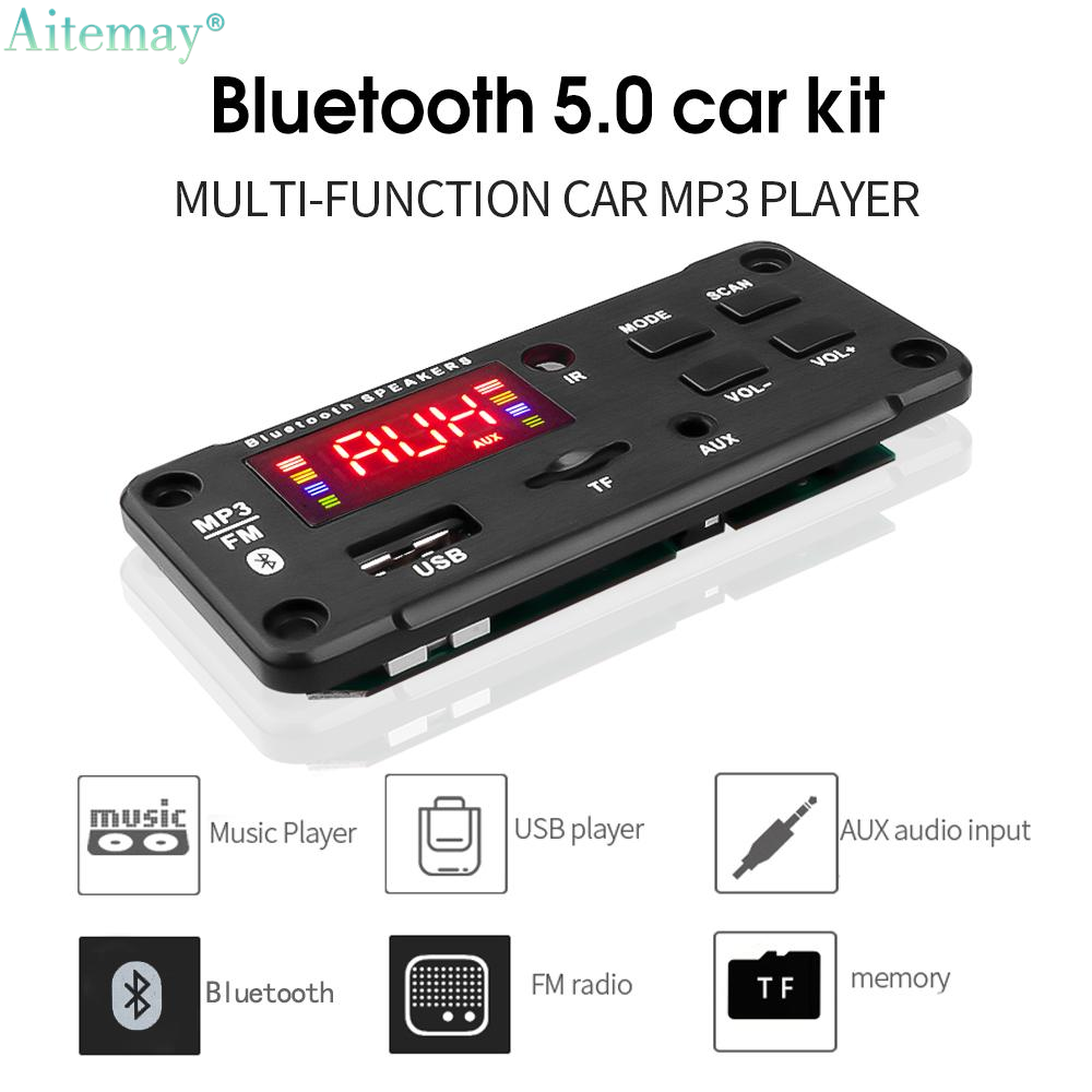 Bảng Giải Mã Bluetooth Không Dây Aitemay Âm Thanh Máy Nghe Nhạc MP3 Bộ