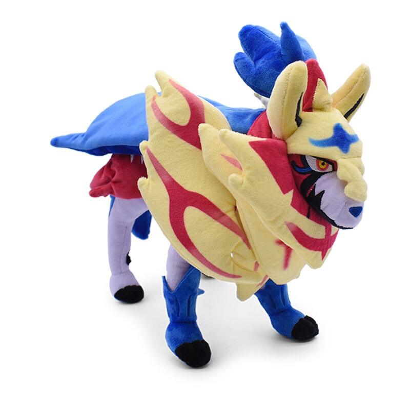 30CM Pokémon Zamazenta VS Zacian Plush Toy Doll Children's Birthday ...