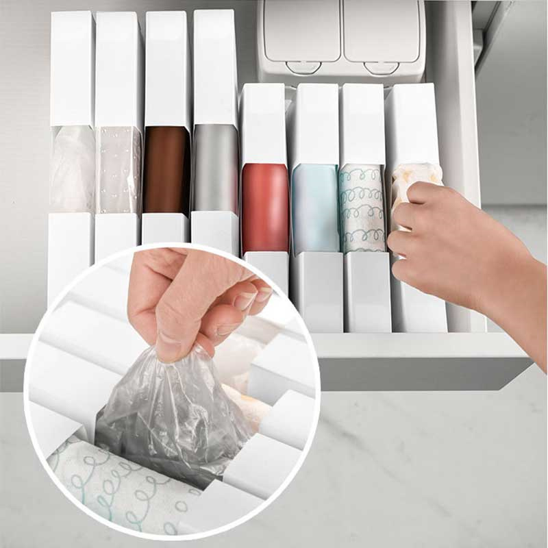 Có thể gập lại rác lưu trữ Hộp Treo Tường túi rác dụng cụ định lượng cho nhà bếp phòng ngủ ngăn kéo tổ chức