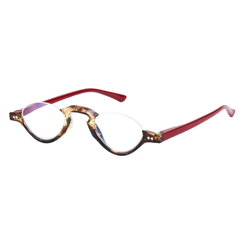 Half Frame Reading Glasses Blue Light Blocking Computer Readers UV Protection