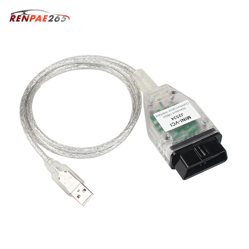 Mini Vci J2534 Diagnostic Cable Scanner Adapter Obd2 Usb Interface Scan Cable Compatible For Toyota Lexa V16.20.023