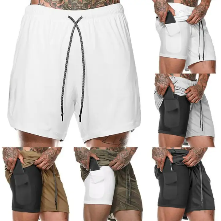 2 in 1 jogging shorts
