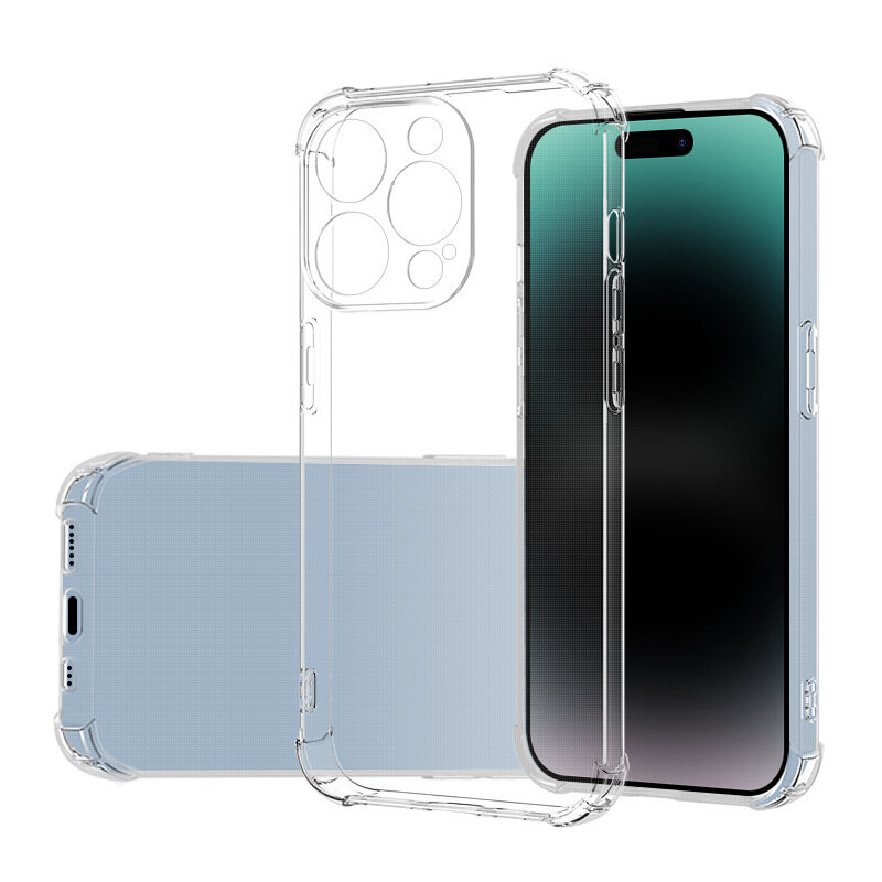 Transparent cover for iphone 15 13 12 11 pro max iphone14 15 plus mini shockproof shell iphone 6 7 7 8 7plus 8plus x xr xs max soft jelly case