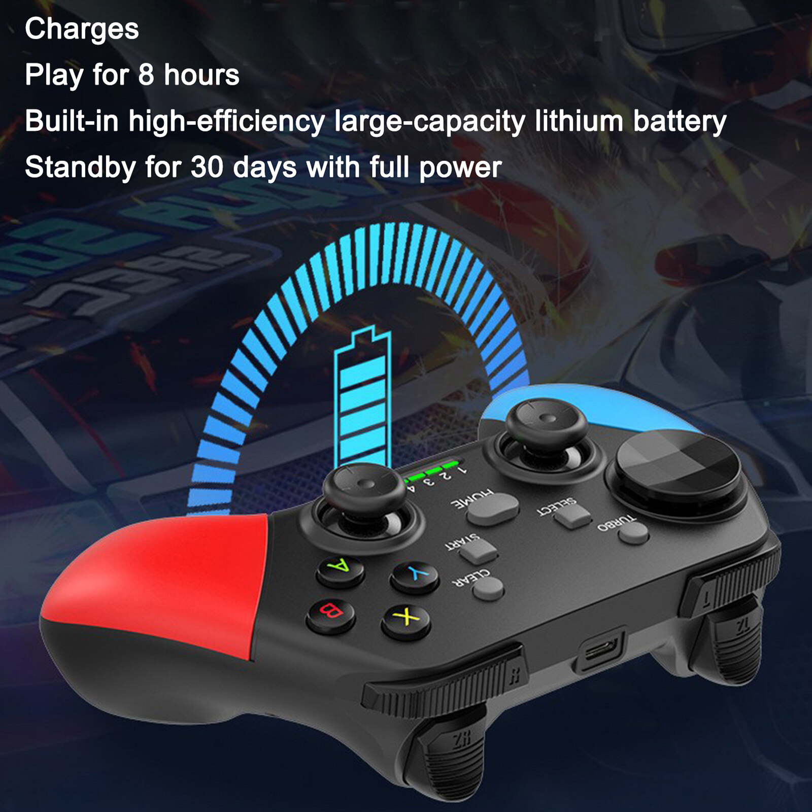 Bluetooth-compatible Wireless 2.4g Gamepad Joystick Controller Compatible For Switch Mobile Computer Steam Eating-chicken Pubg Tv