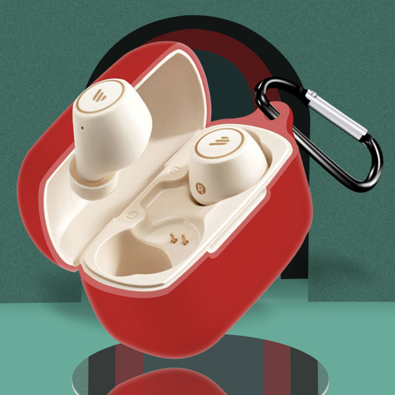 Earphone Protective Case Soft Shockproof Silicone Bluetooth-compatible Earbuds Cover Protector Shell for EDIFIER TWS1 Pro High-quality Earphone Case