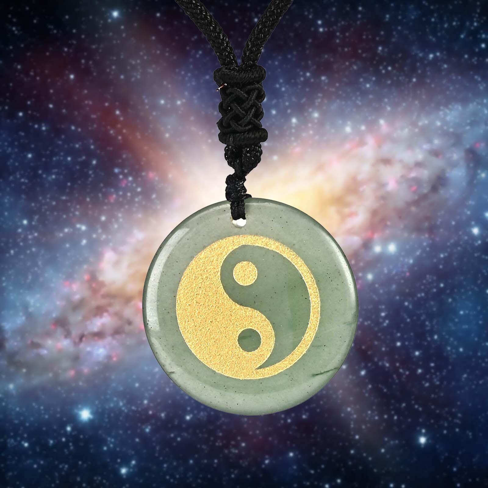Kloware Vintage Necklace Pendant Yin Yang Tai Chi Talisman Pendant for Anniversary Baptisms
