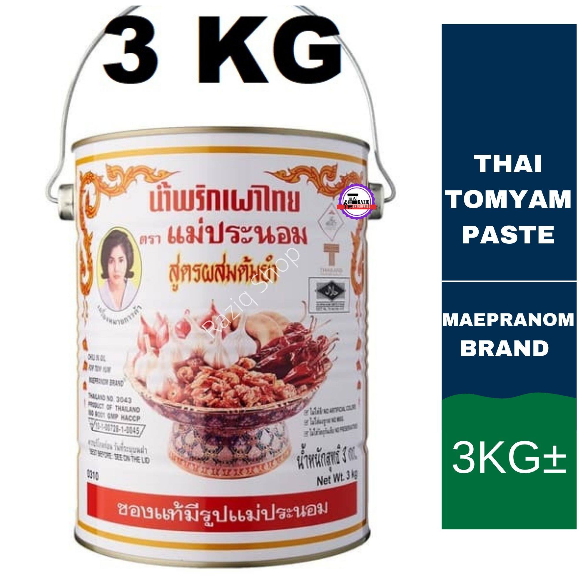 Thai Tomyam Paste Chili In Oil For Tomyum Maepranom Brand 3KG Lazada