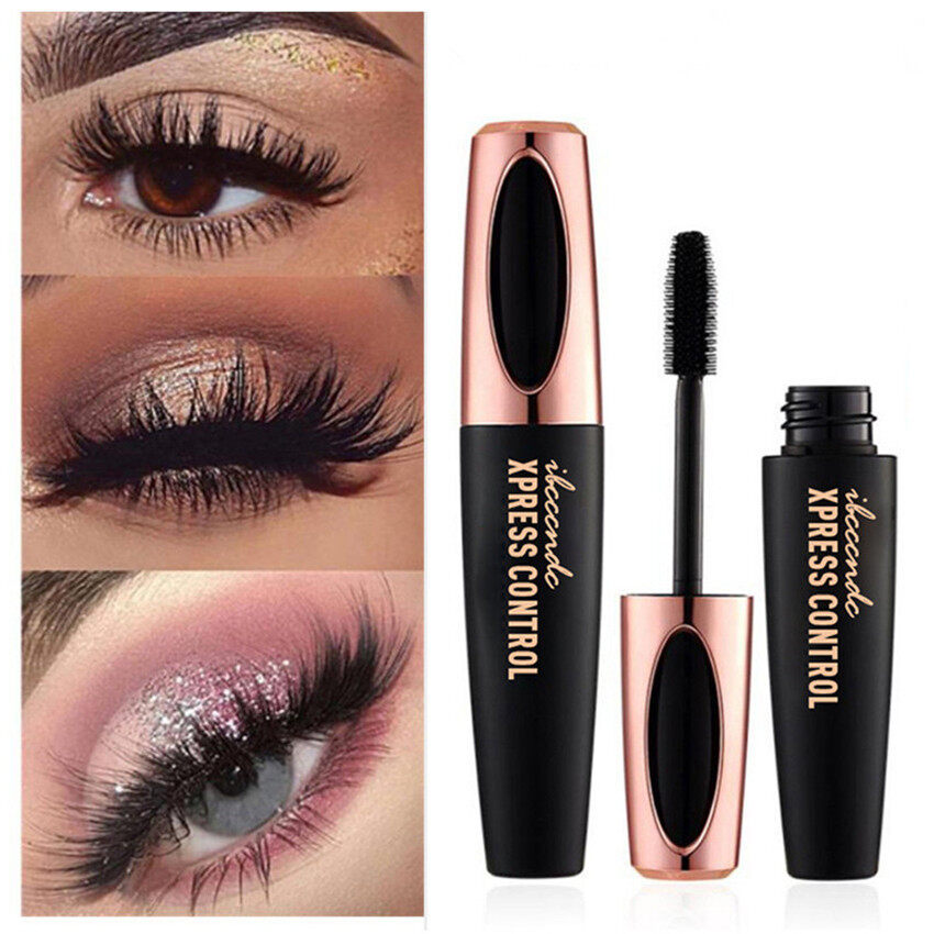 ibcccndc 4D Silk Fiber Lash Mascara Waterproof Mascara Eyelash Extension Black Thick Lengthening Eye Lashes Cosmetics