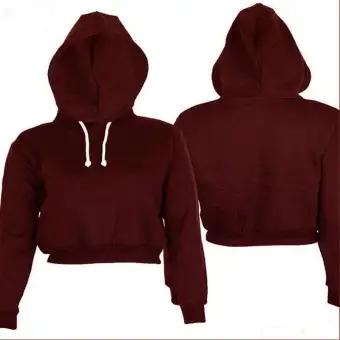 lazada crop top hoodie