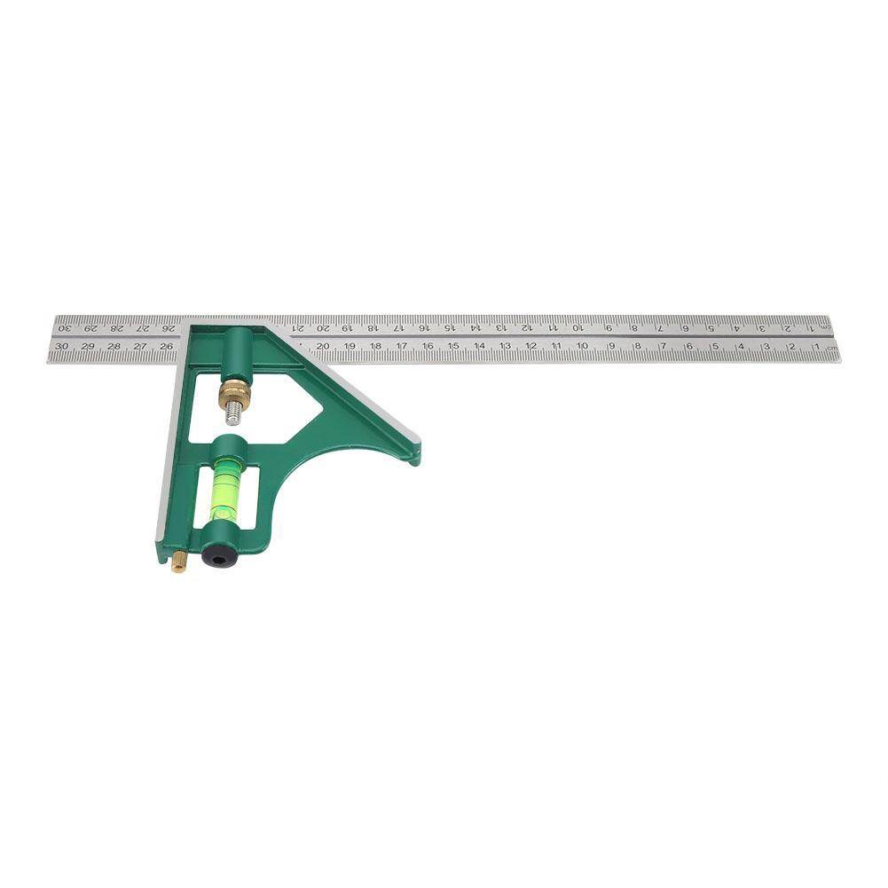 Multi-functional 300mm Combination Square Angle Ruler 45/90 Degree With Bubble Level