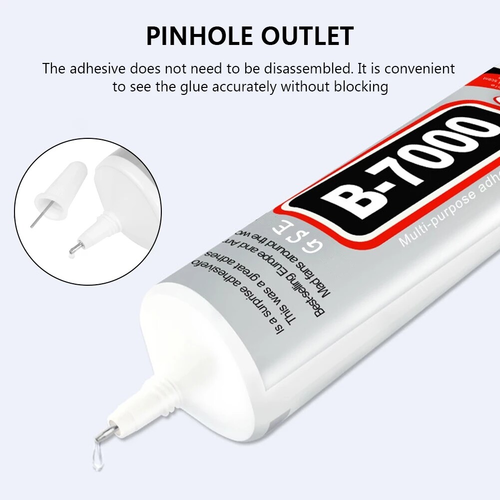 Keo Dán Sửa Chữa Điện Thoại Tiếp Xúc Trong Suốt 15ML 50ML 110ML B7000 Keo Dán Tự Làm Bằng Nhựa Thủy Tinh Thông Dụng Với Áp Dụng Chính Xác Có Kim