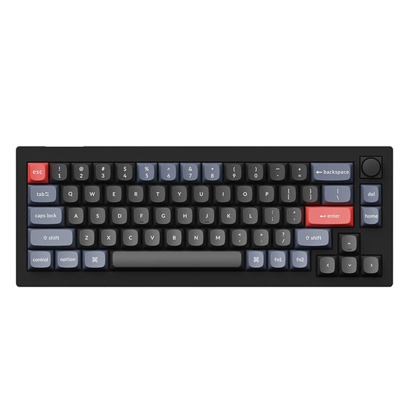 Keychron V2 QMK Custom Mechanical Keyboard with Volume Knob, 65 Layout