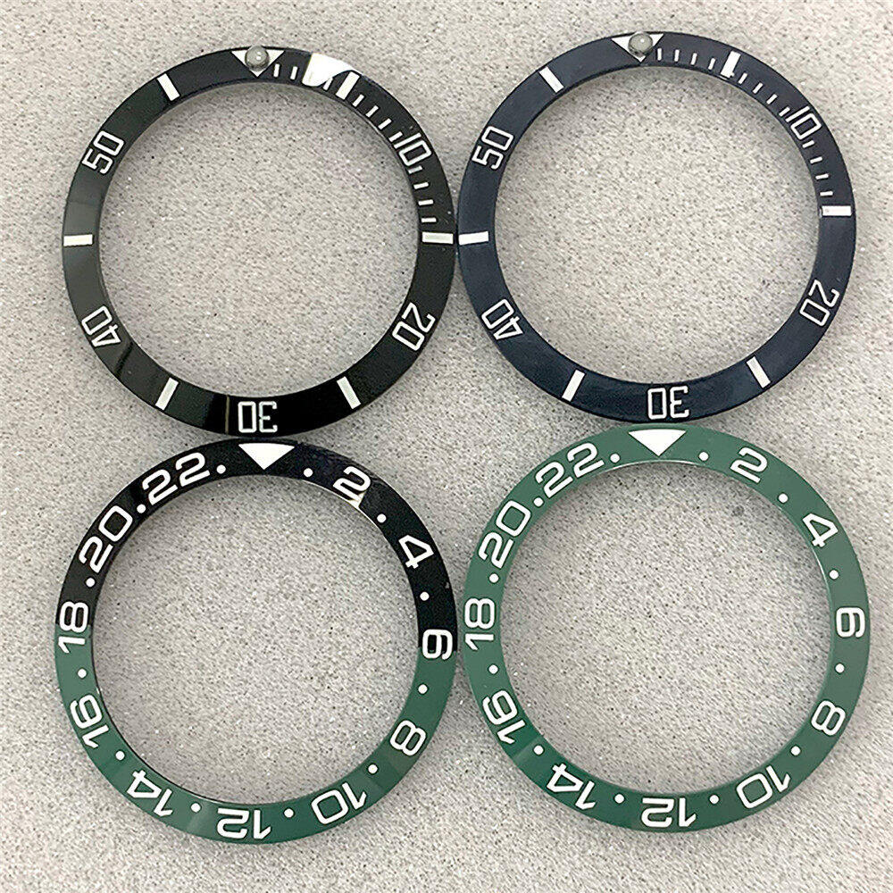38Mm Viền Ceramic Chèn Vòng Thay Thế Vòng Đồng Hồ Với Bộ Keo Cho Phụ Kiện Đồng Hồ