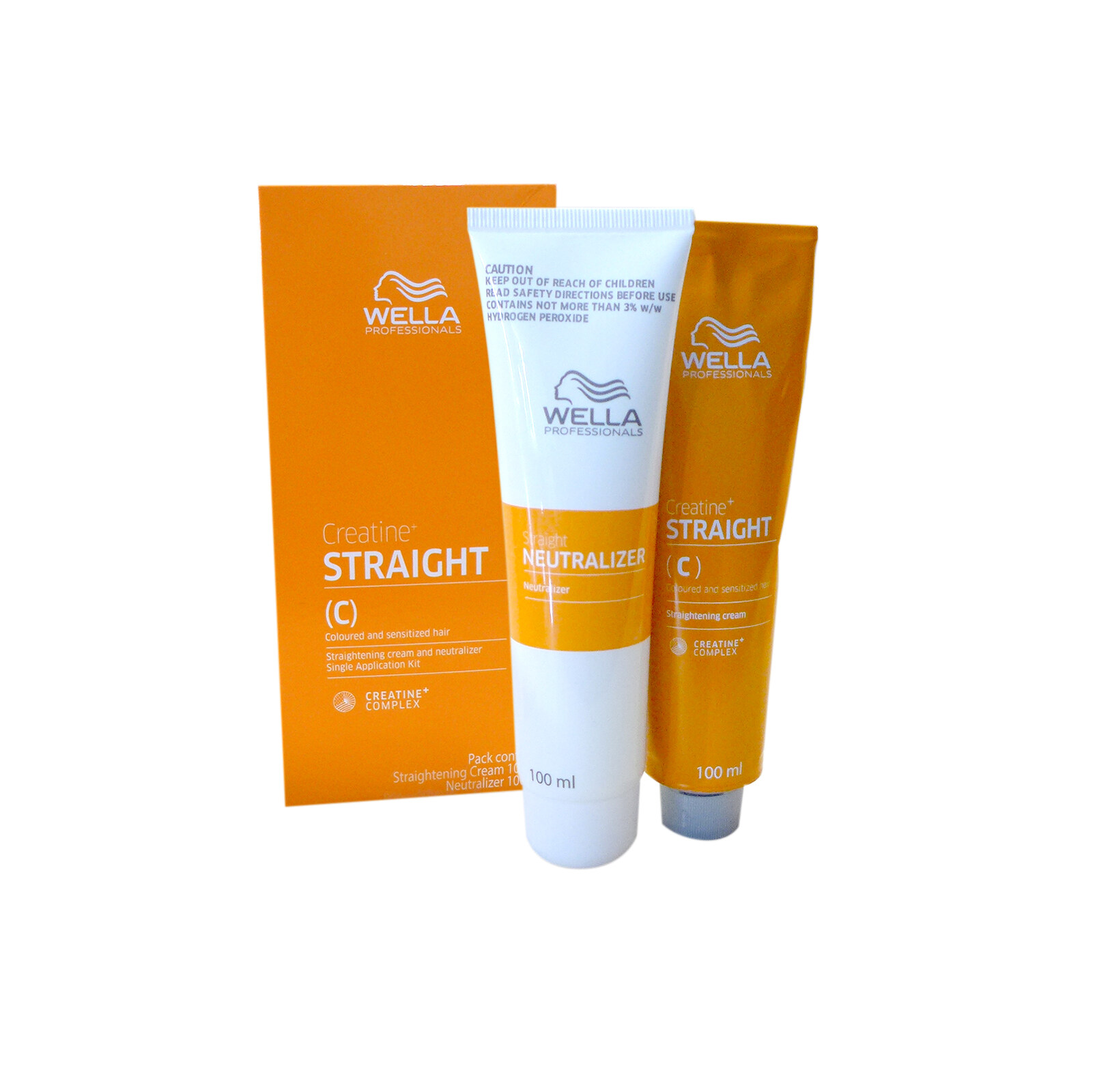 wella hair straightening kit