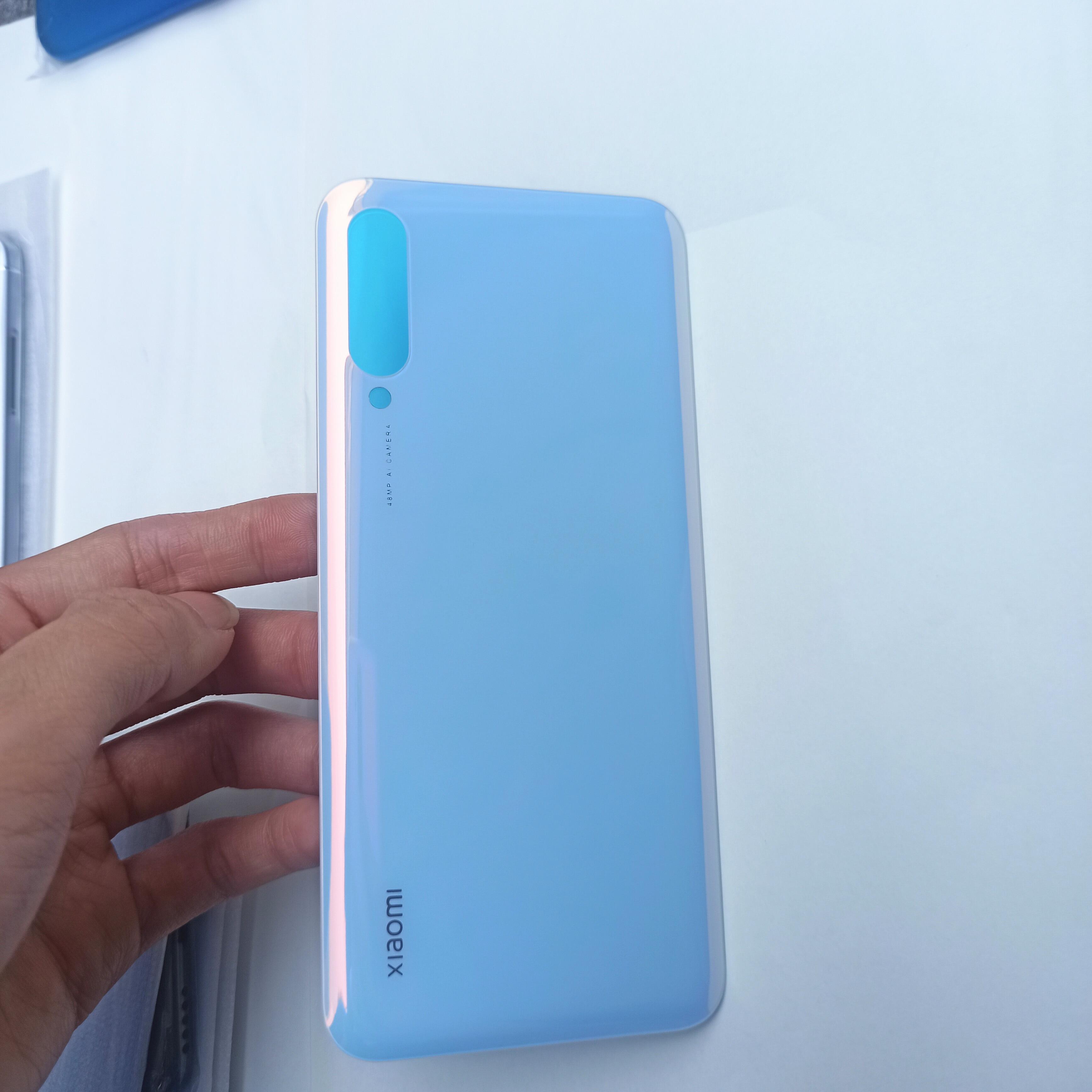 2 Back Glass Cover For Suitable For Xiaomi Mi A3 Mi 9 Lite Cc9e Battery Cover Back Panel Replace Rear Housing Battery Door Case