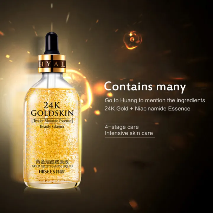 24k gold facial serum
