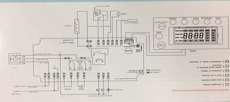 Drum Washing Machine Computer Board Universal Conversion Board Drum Washing Machine Universal Board XN3388 Control Board Accesso