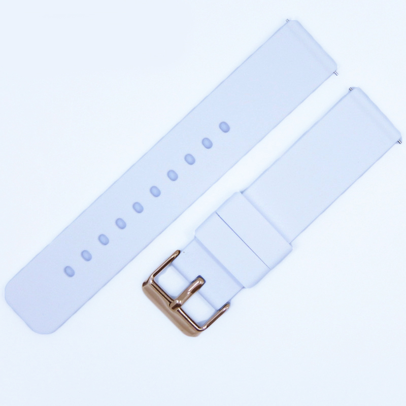 Quick Release Rubber Watch Band Waterproof Silicone 18mm 20mm 22mm 24mm Strap Replacement Sport Band Soft Breacelet Watch Accessories