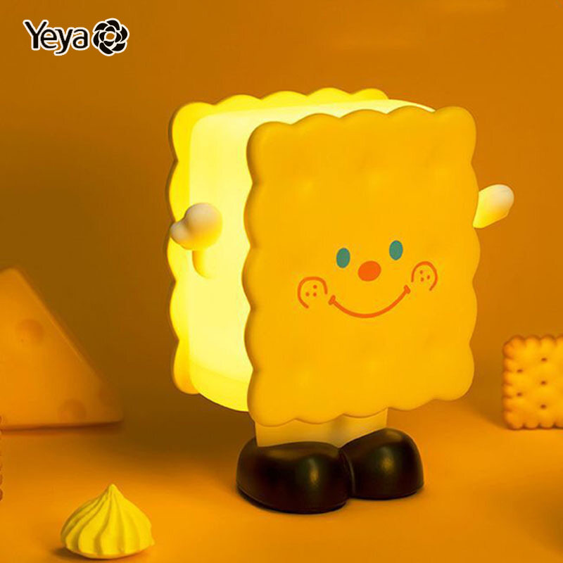 Biscuits night light ins-wind toast bread biscuit mood light bedroom bedside