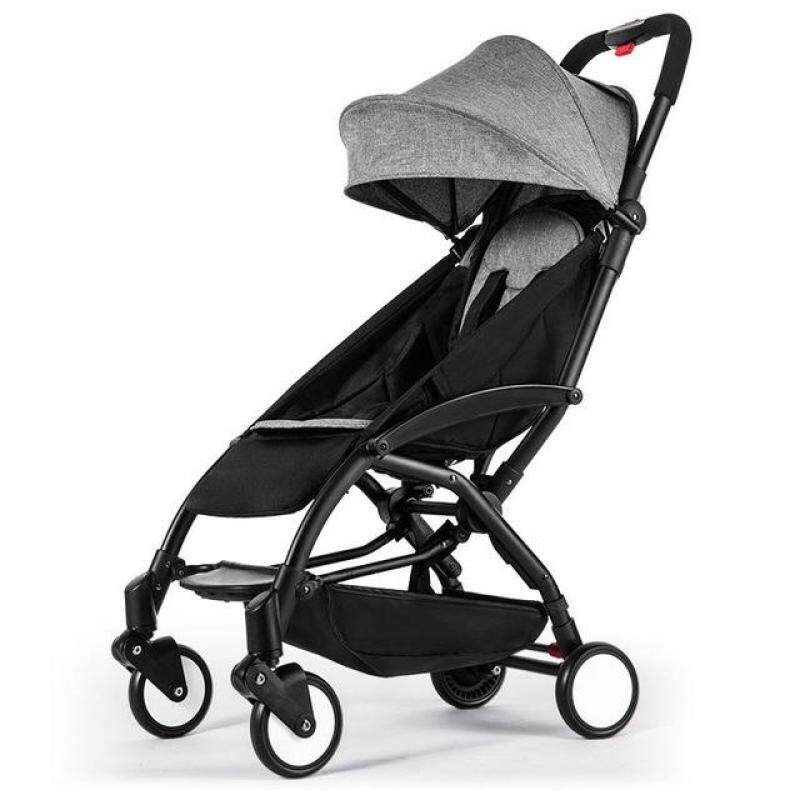 lightweight stroller can sit&lie 175 degree folding umbrella trolley ultra-light baby car portable on the airplane Singapore