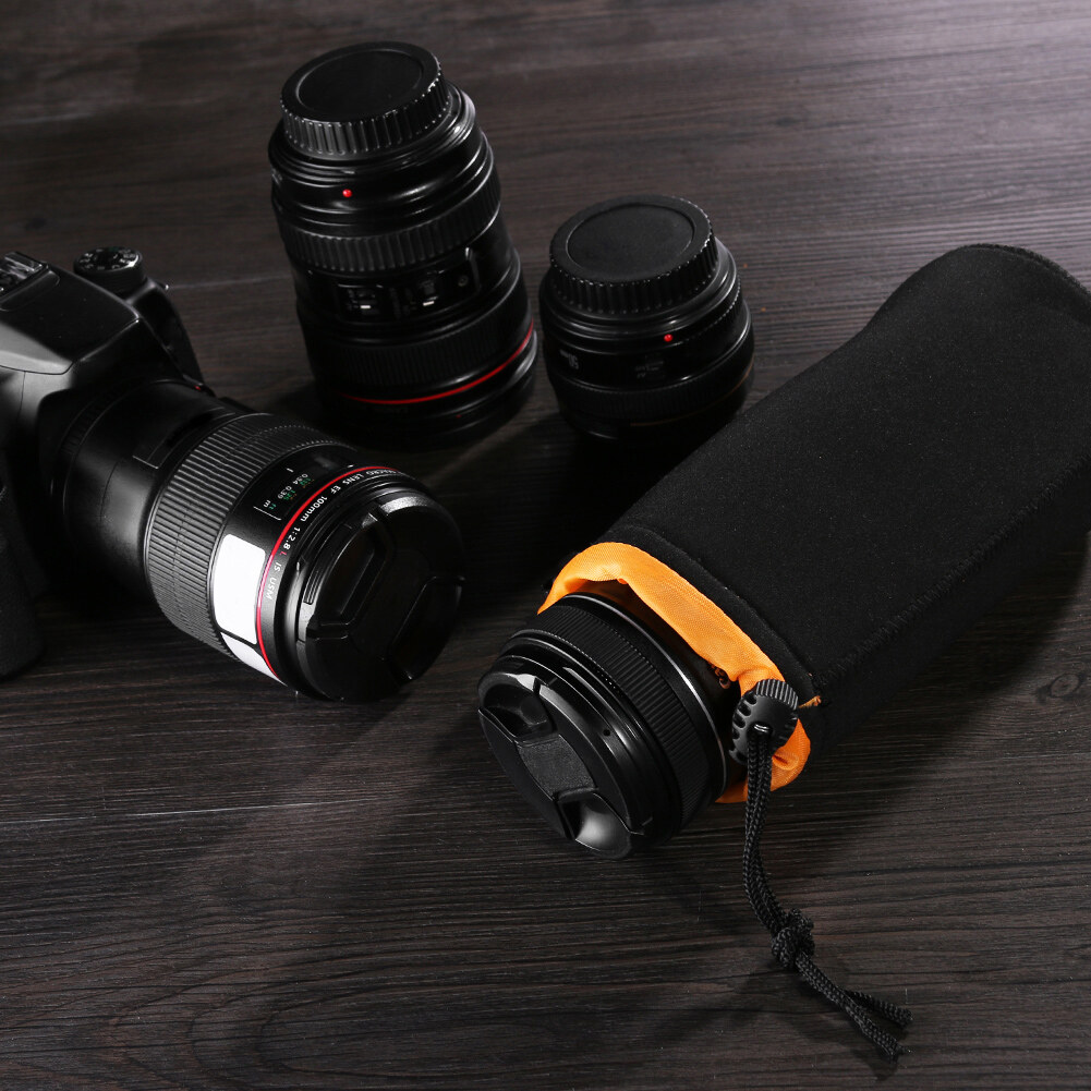 Túi Đựng Ống Kính Máy Ảnh SLR Cao Su Tổng Hợp Không Thấm Nước Túi Bảo Vệ Mềm Chống Sốc