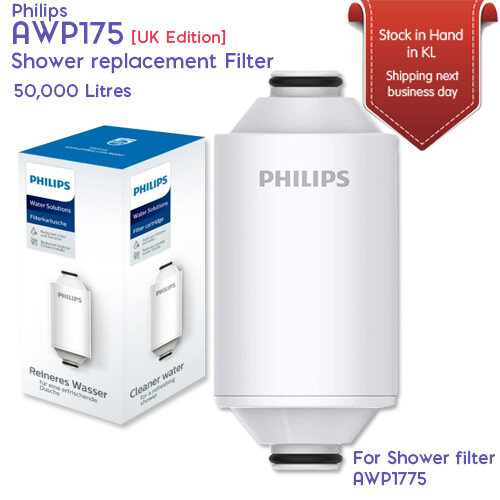 Philips AWP175 WP3924 Shower Filter Replacement Filter 50,000 litres