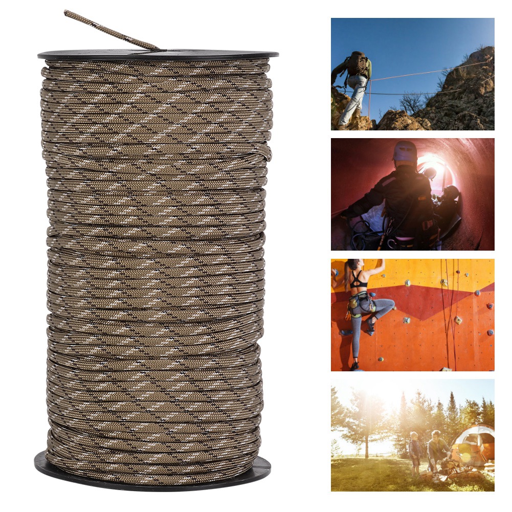 【ราคาถูกสุด】[ Rock Climbing Rope Biggest discount ] 100 M หินกลางแจ้ง ...