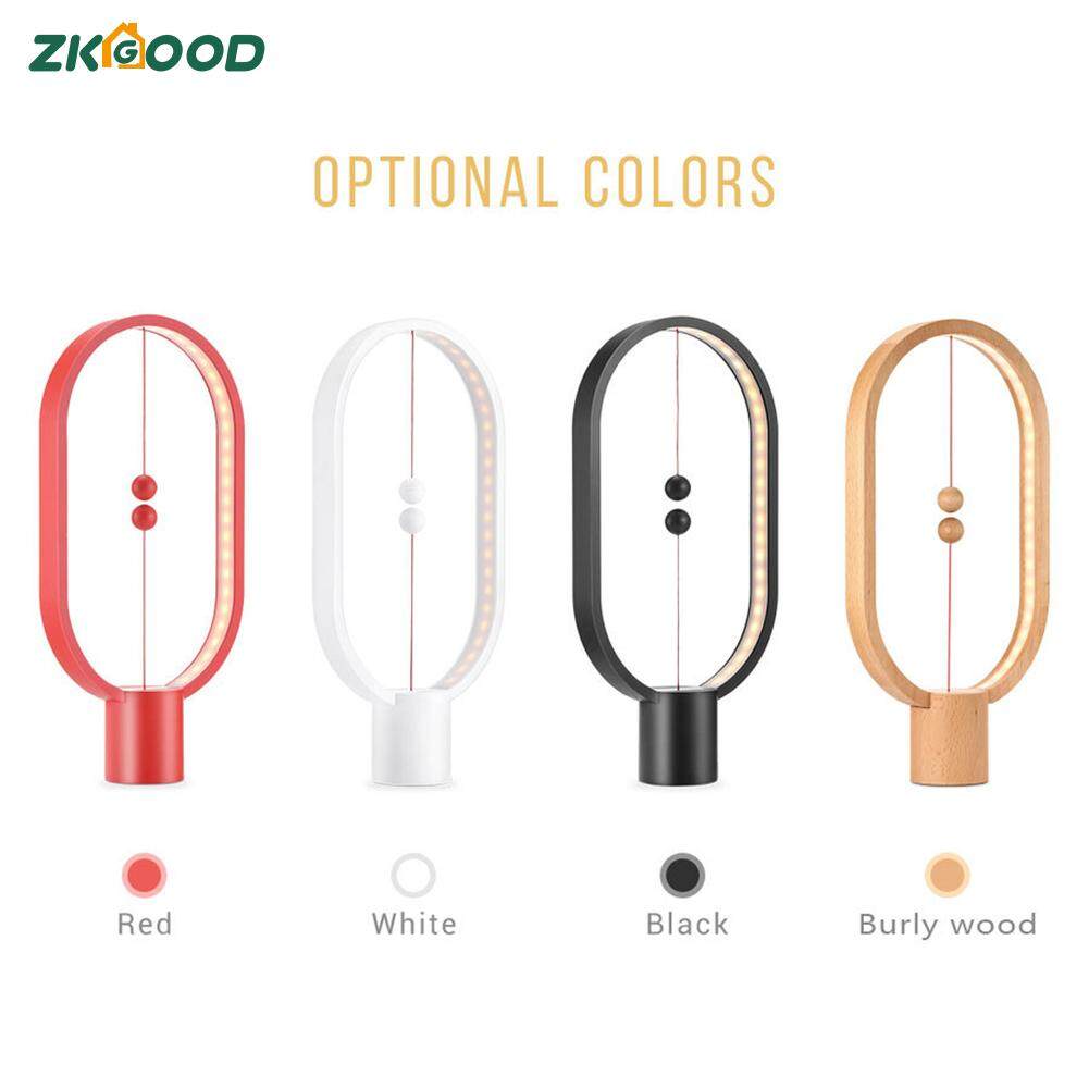 Zkgood Cân Bằng Đèn Hình Elip Từ không Trung Chuyển Đổi USB LED Đèn Nhà Trang Trí Phòng