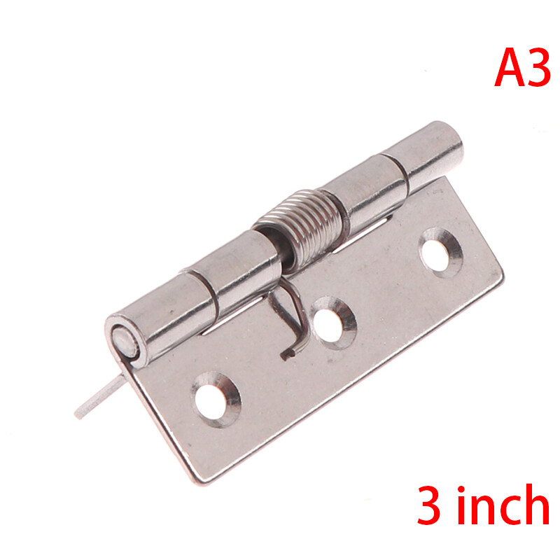 Sporter Stainless Steel Self-Closing Corner Spring Draw Door Hinge 2  2.5  3