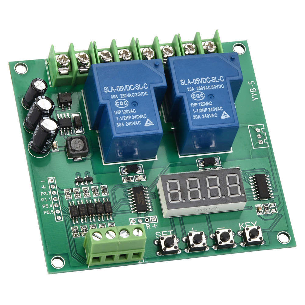 YYB-5 12v 24v Motor Forward Motor Controller / Reverse Control Board Two Relay Delay Timing Cycle Module