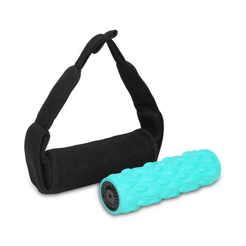 GYMPRO Electric Foam Roller for Physical Therapy & Exercise - Vibrating Foam Roller for Back Pain, Muscle Recovery, Deep Tissue Massage and Stretching - Electric Foam Roller, 4 Speed, Rechargeable